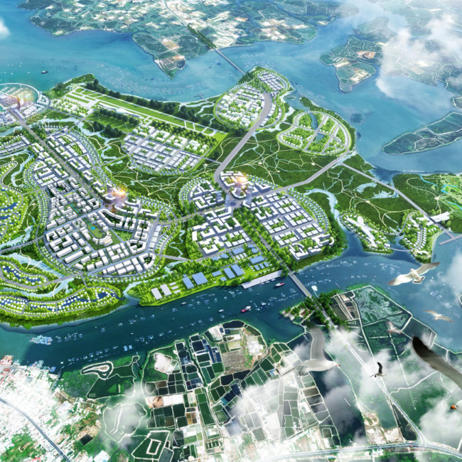 vietnam masterplan, huni architetectes